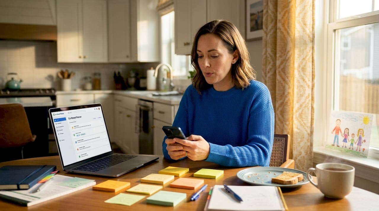 How to use the calm response process in co-parenting